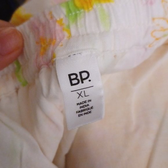 BP. Print Yellow Square  Neck Cotton Mini dress - Picture 9 of 9